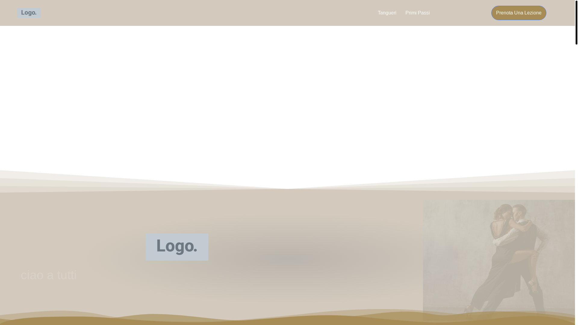 website screenshot of https://tangoreal.it/