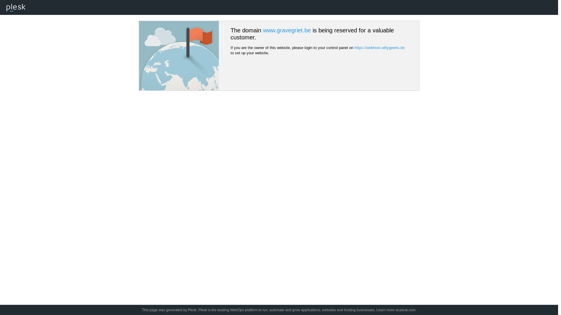 website screenshot of https://gravegriet.be/