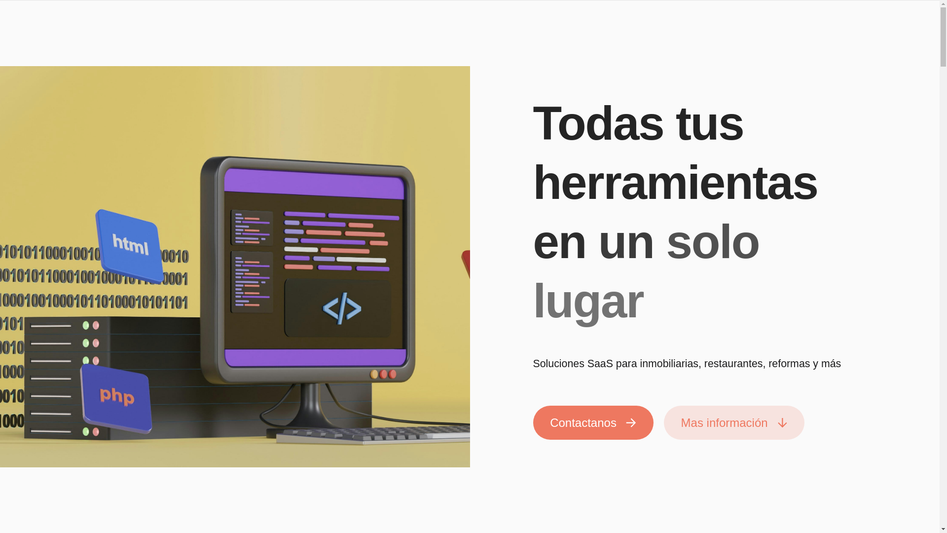 website screenshot of https://tusaas.xyz/
