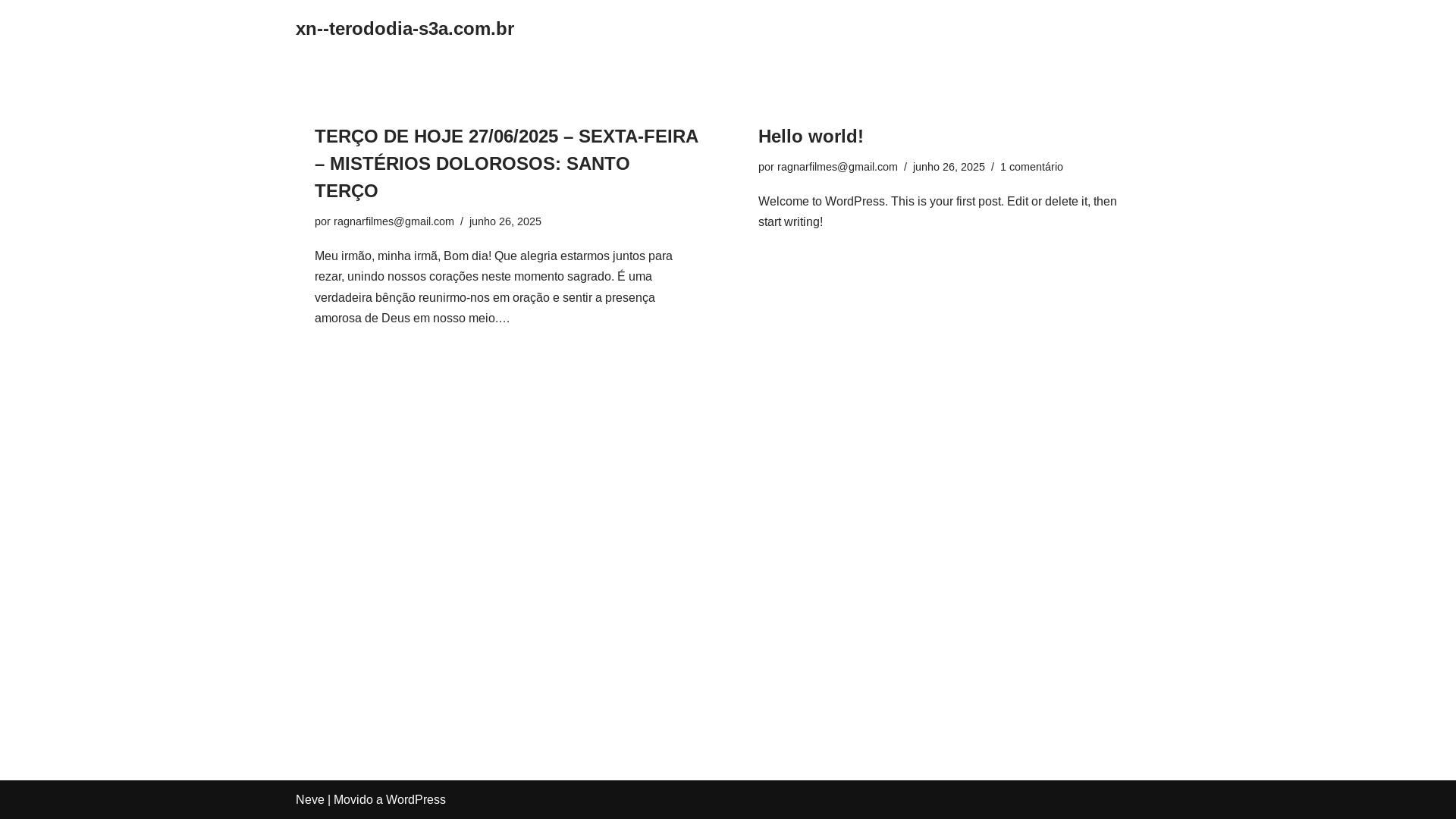 website screenshot of https://xn--terododia-s3a.com.br/
