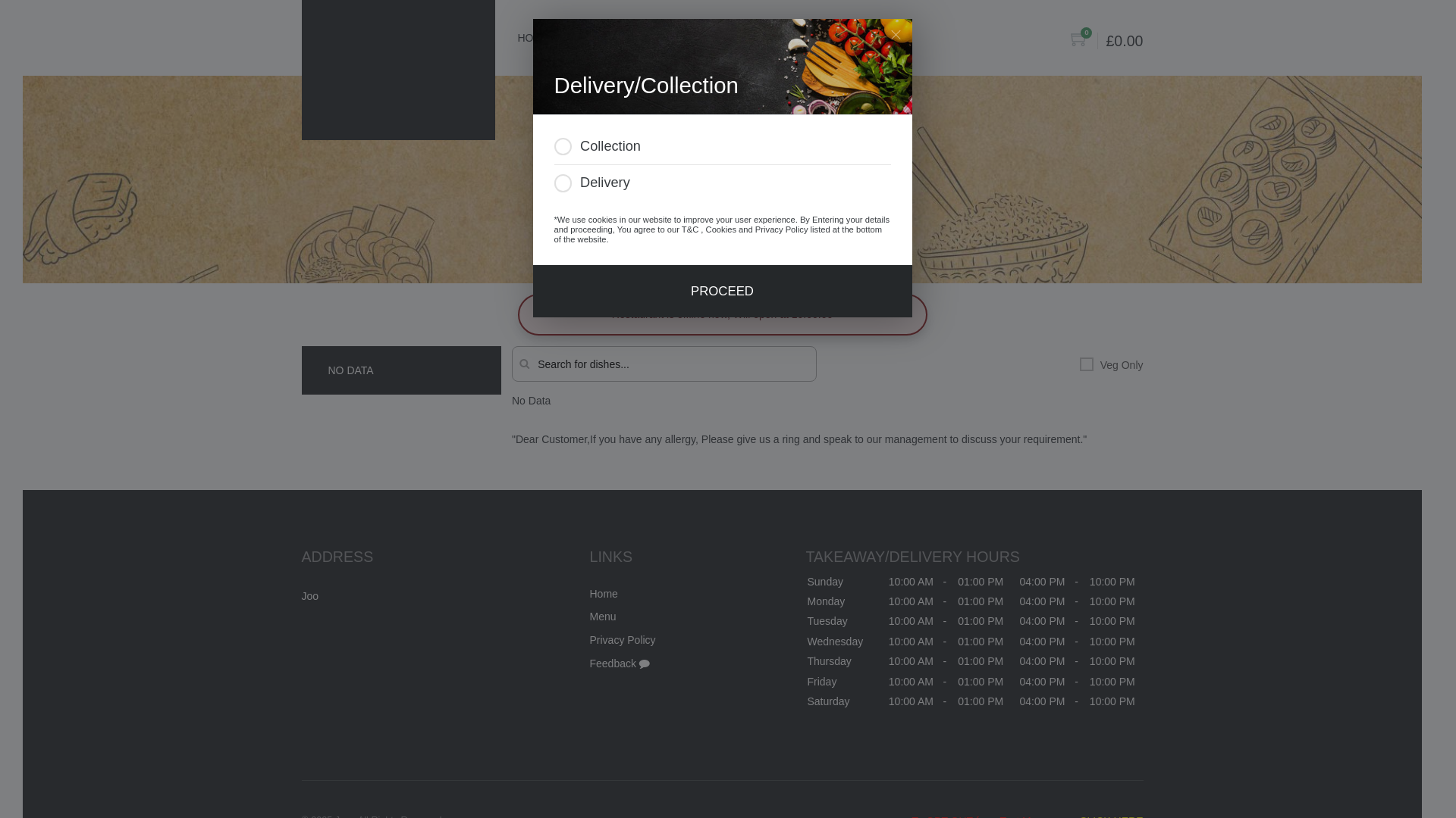 website screenshot of https://thehappychippy.uk/