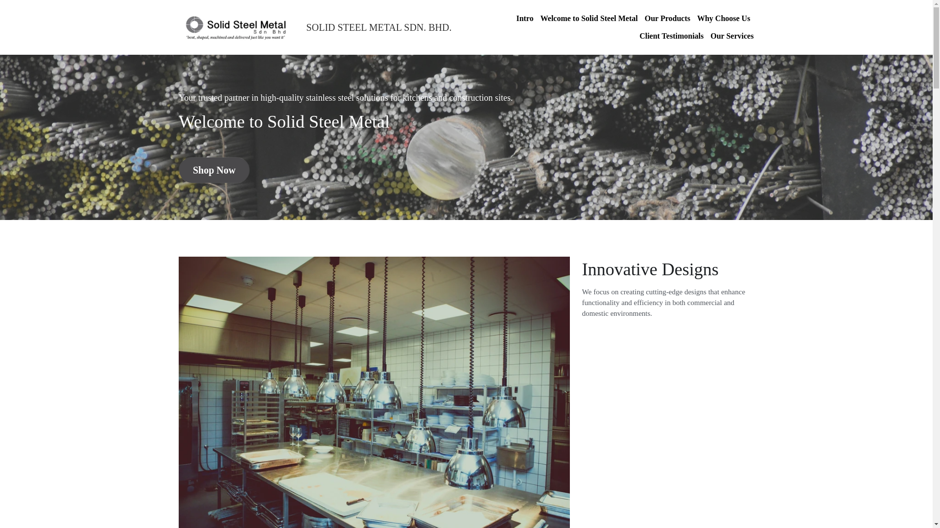 website screenshot of https://solidsteel.top/