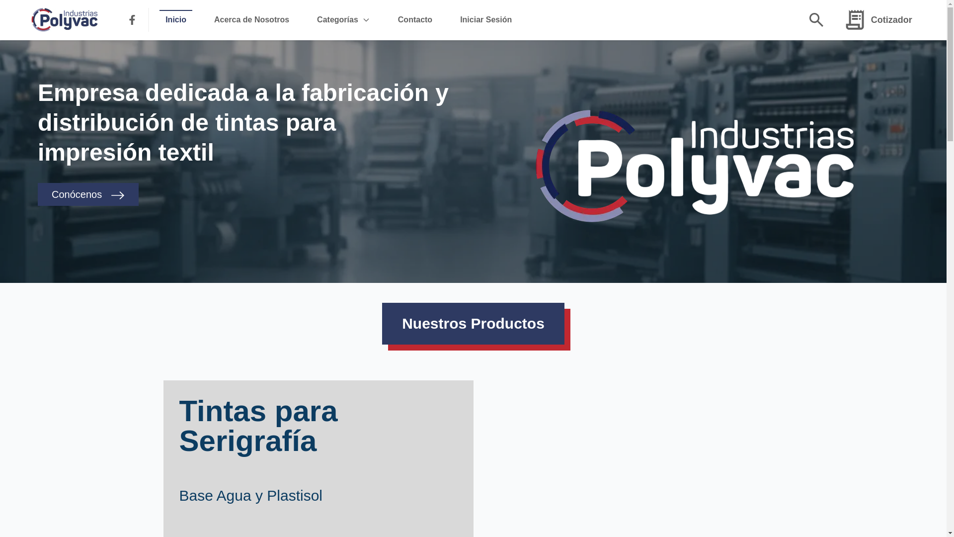 website screenshot of https://industrias-polyvac.pages.dev/