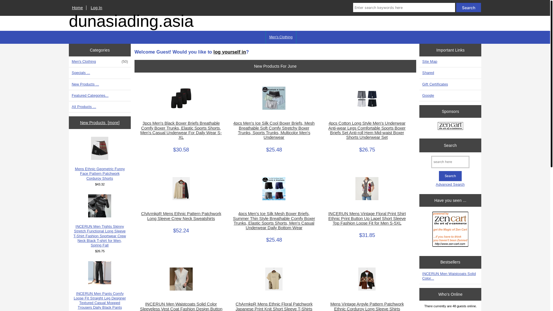 website screenshot of https://dunasiading.asia/