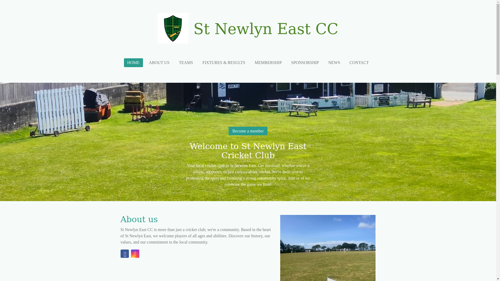 website screenshot of https://stnewlyneastcc.co.uk/
