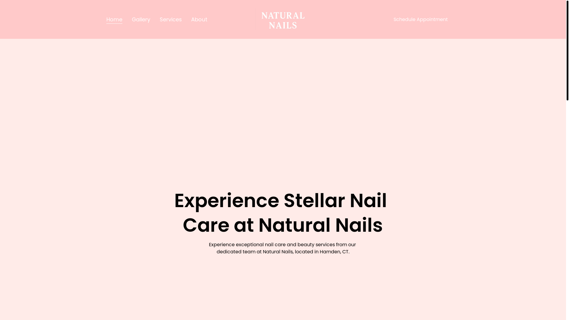 website screenshot of https://naturalnailsct.com/