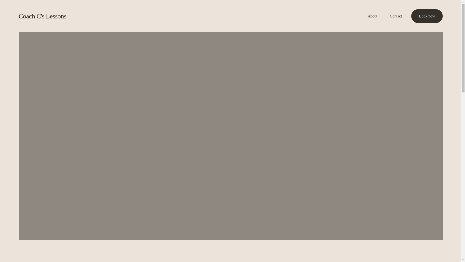 website screenshot of https://coachcslessons.com/