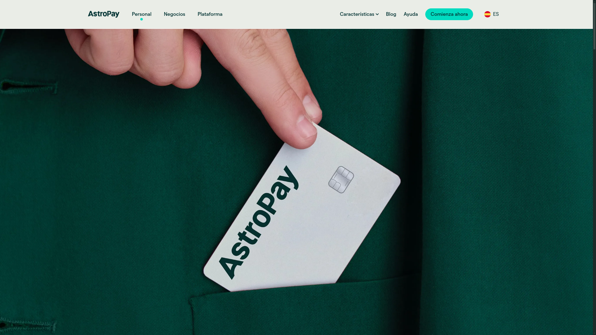 website screenshot of https://astropay-b2b.com/