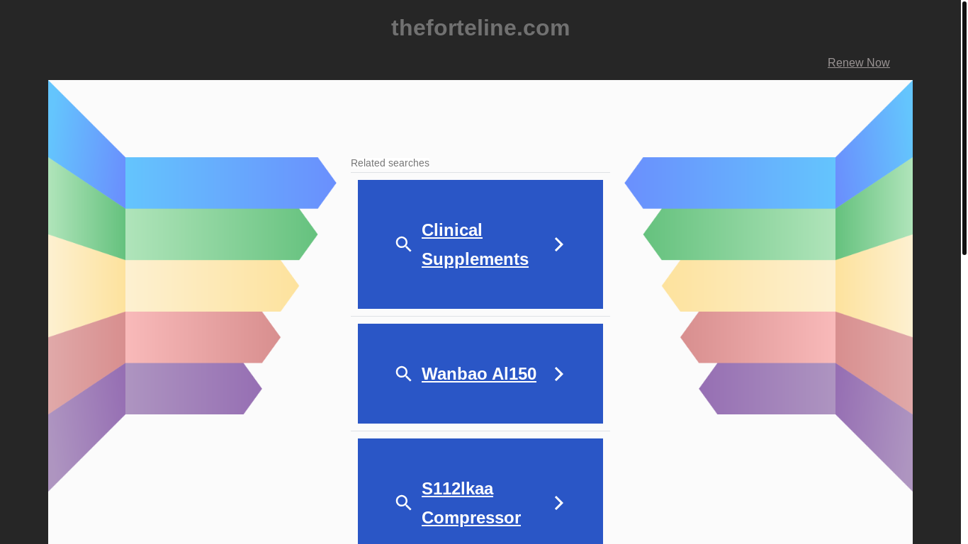website screenshot of https://theforteline.com/