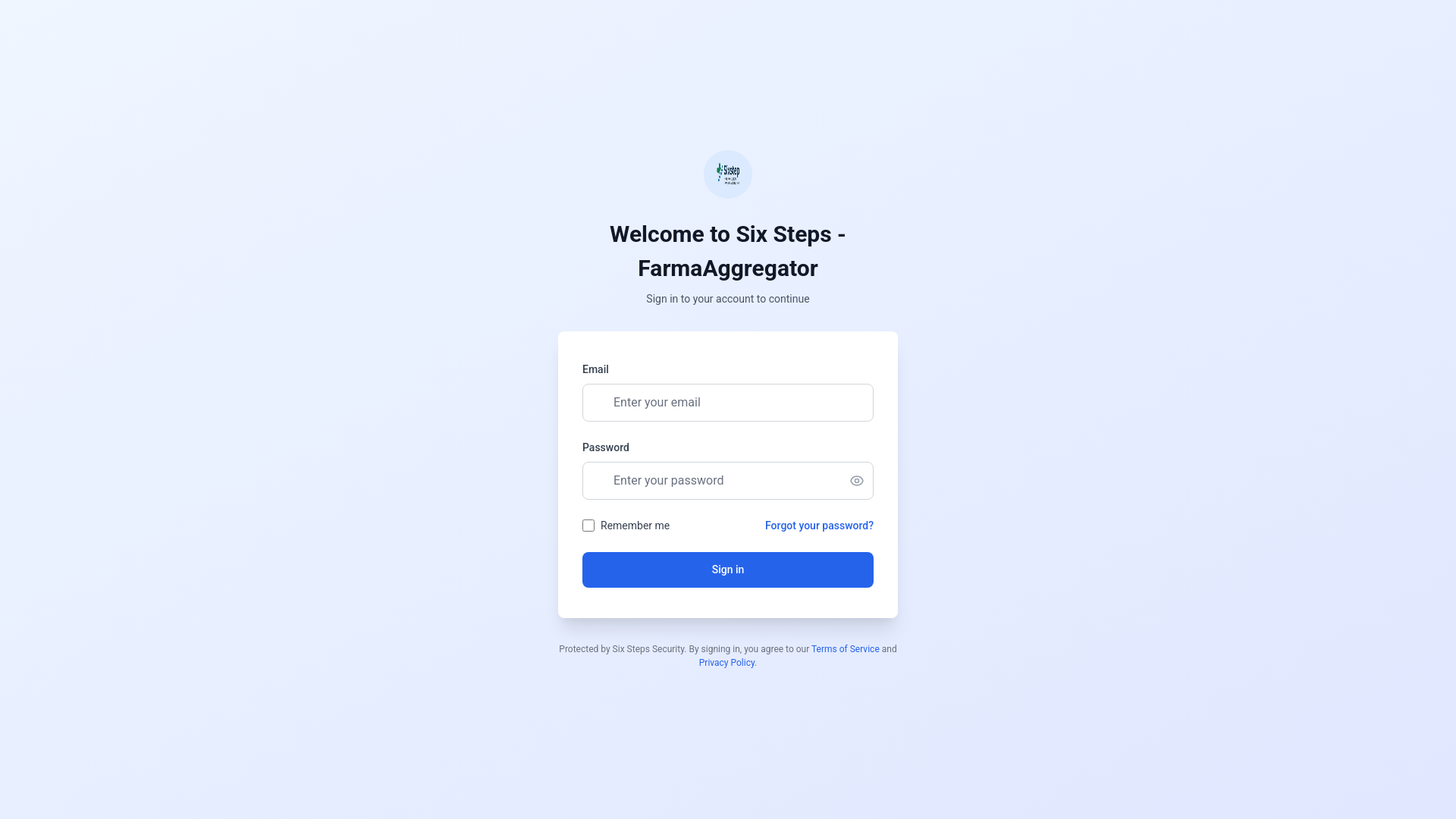 website screenshot of https://sixsteps.store/