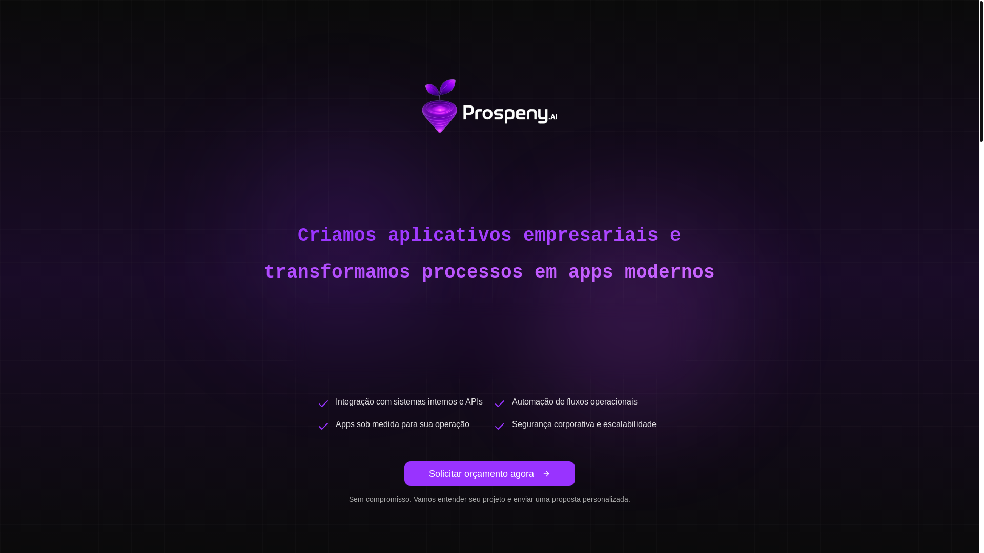 website screenshot of https://prospeny.online/