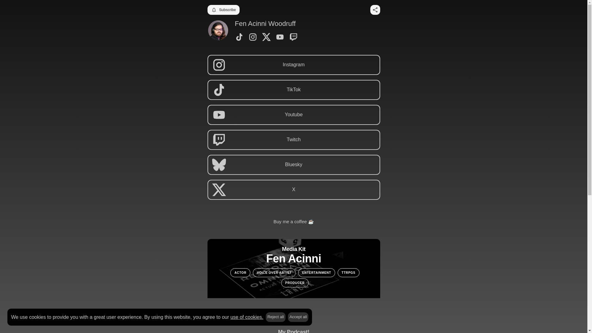website screenshot of https://fenacinni.tv/