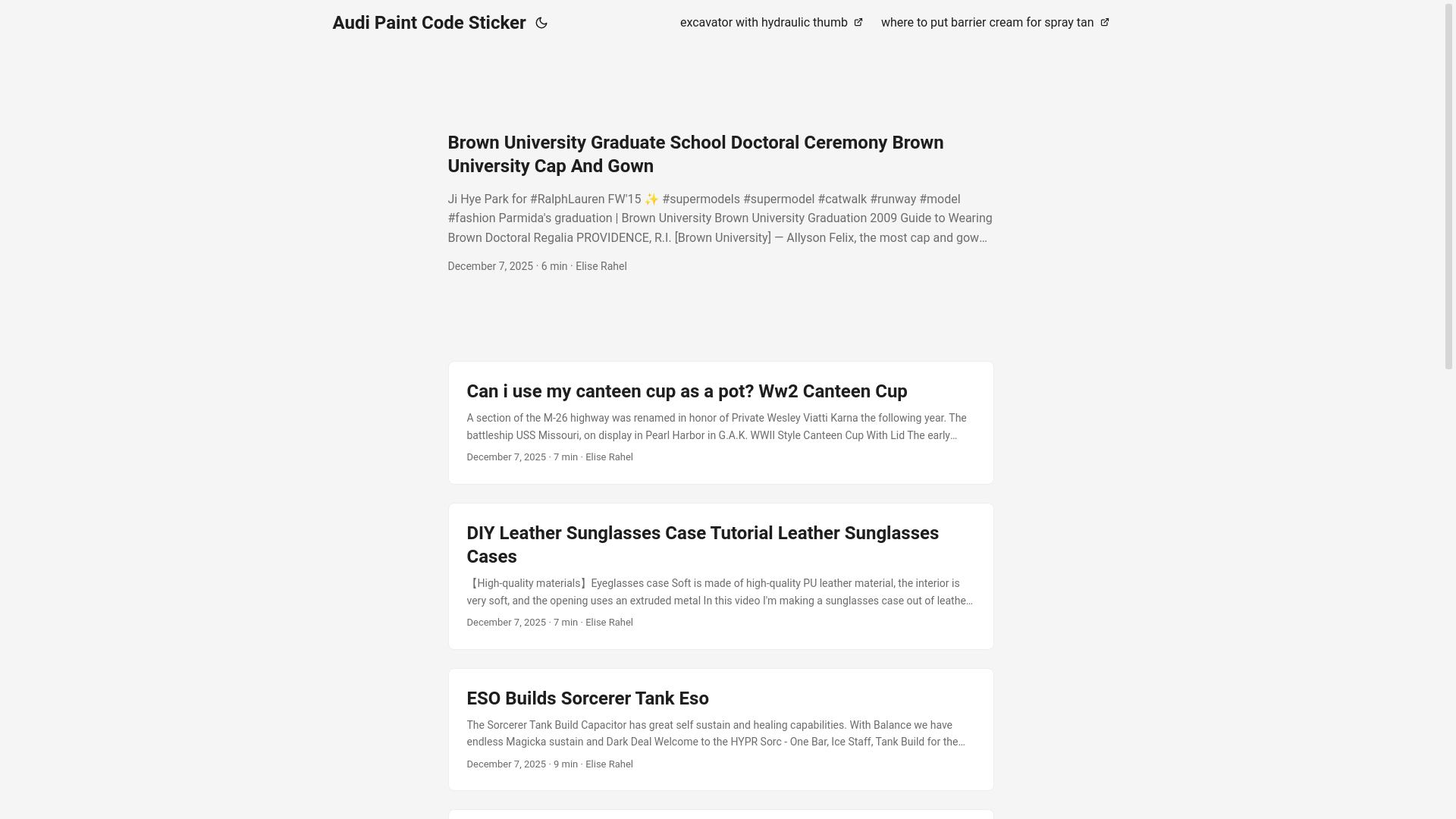 website screenshot of https://audipaintcodesticker.pages.dev/