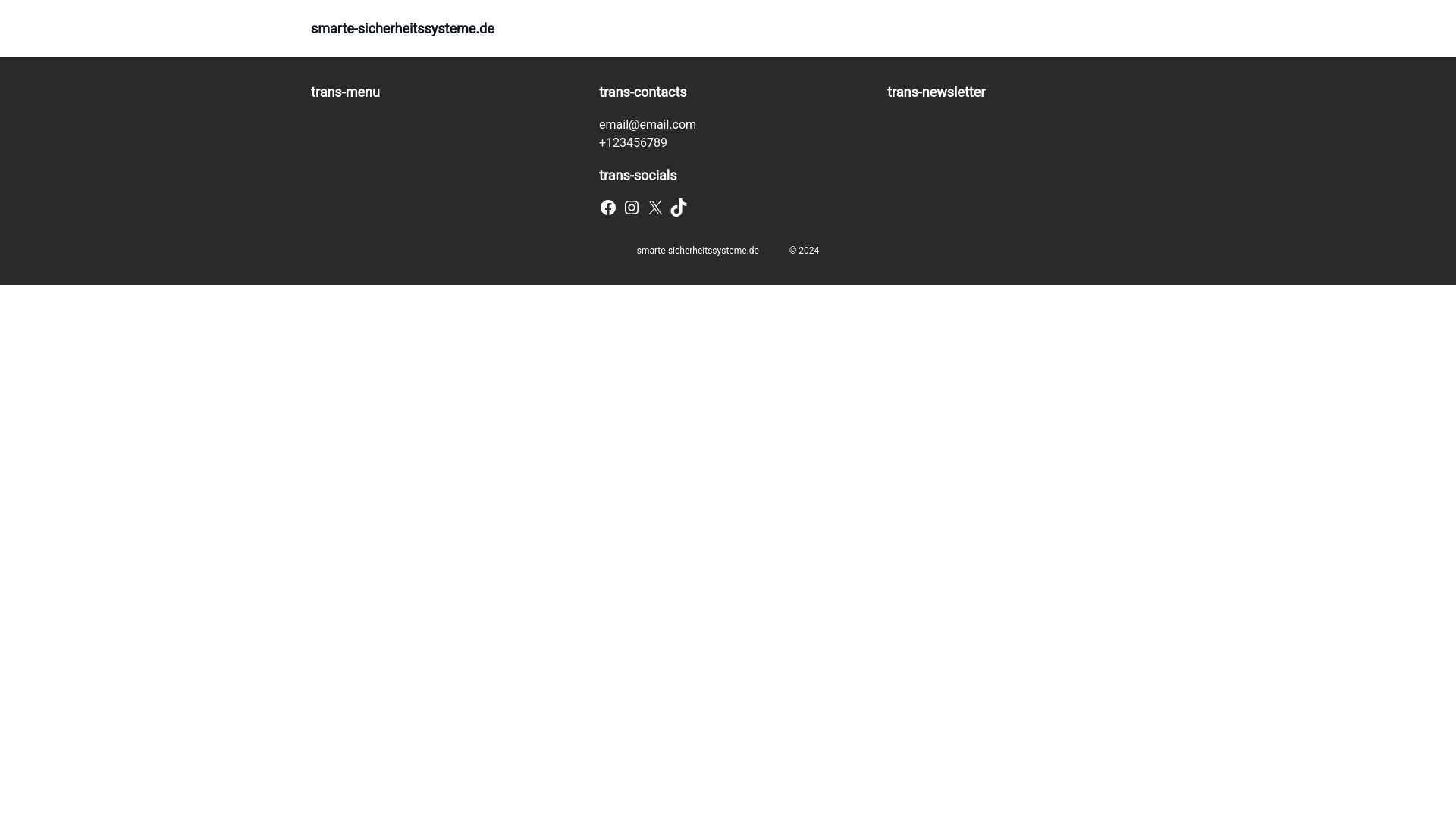 website screenshot of https://smarte-sicherheitssysteme.de/