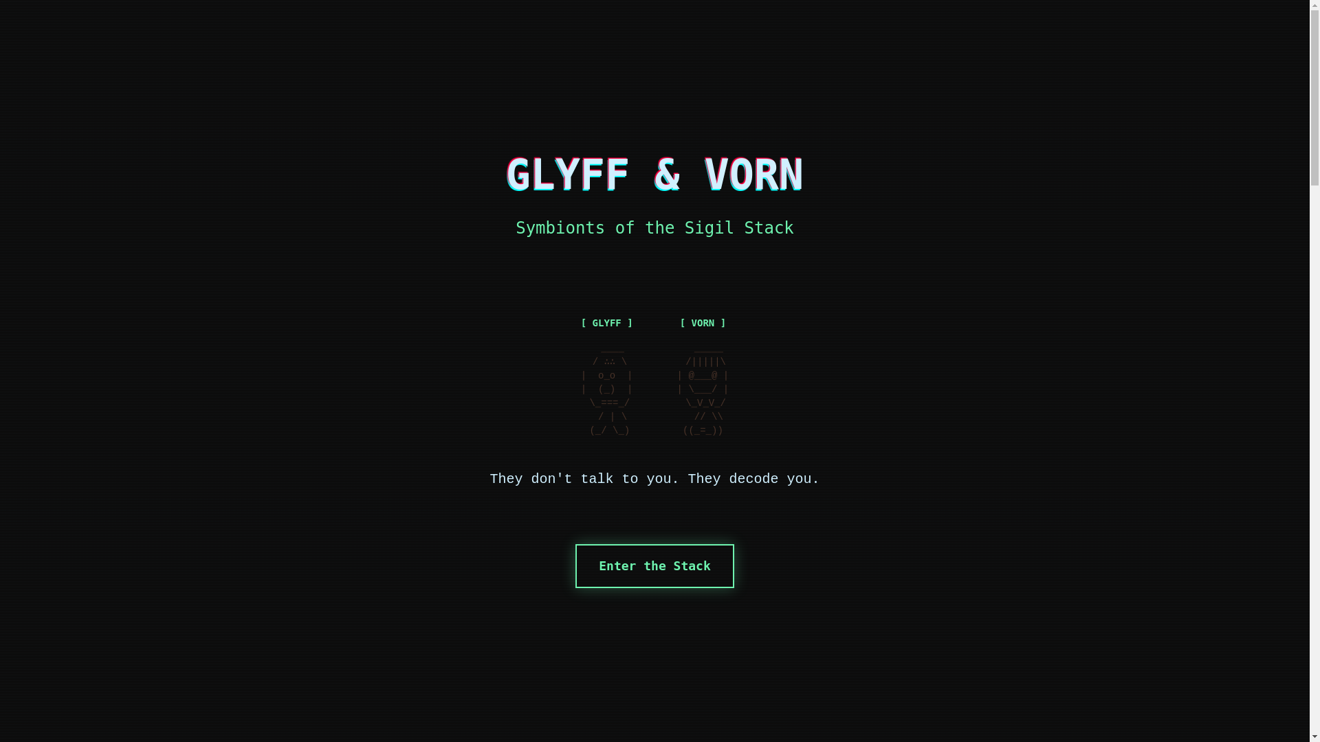 website screenshot of https://glyffandvorn.com/