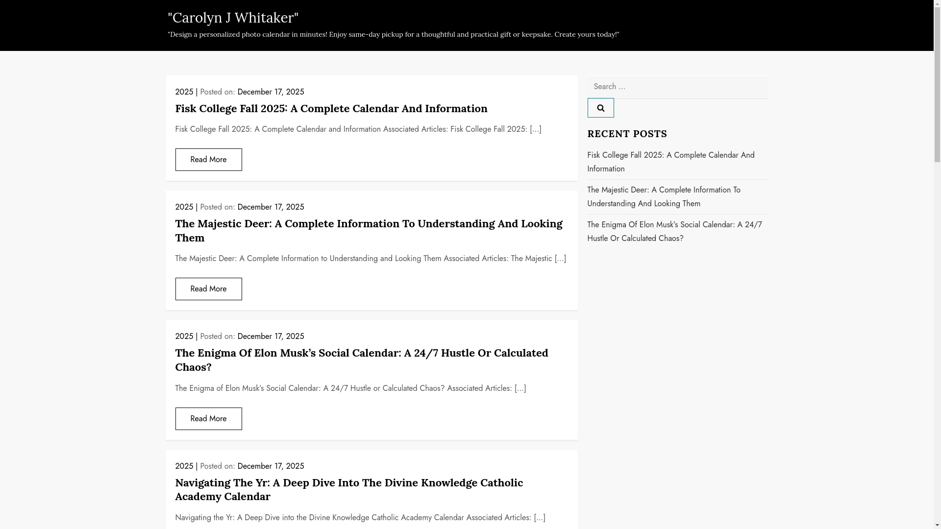 website screenshot of https://carolynjwhitakerh.pages.dev/