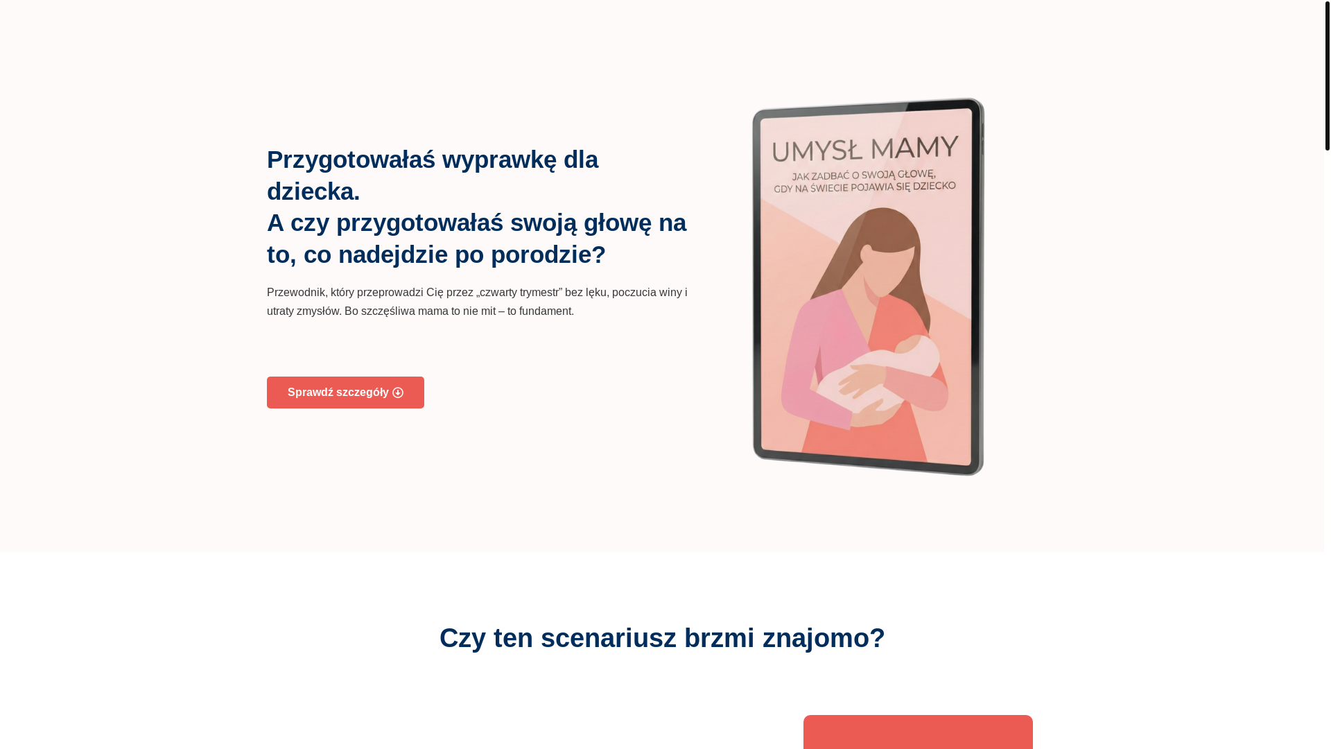 website screenshot of https://dlazdrowiamamy.pl/