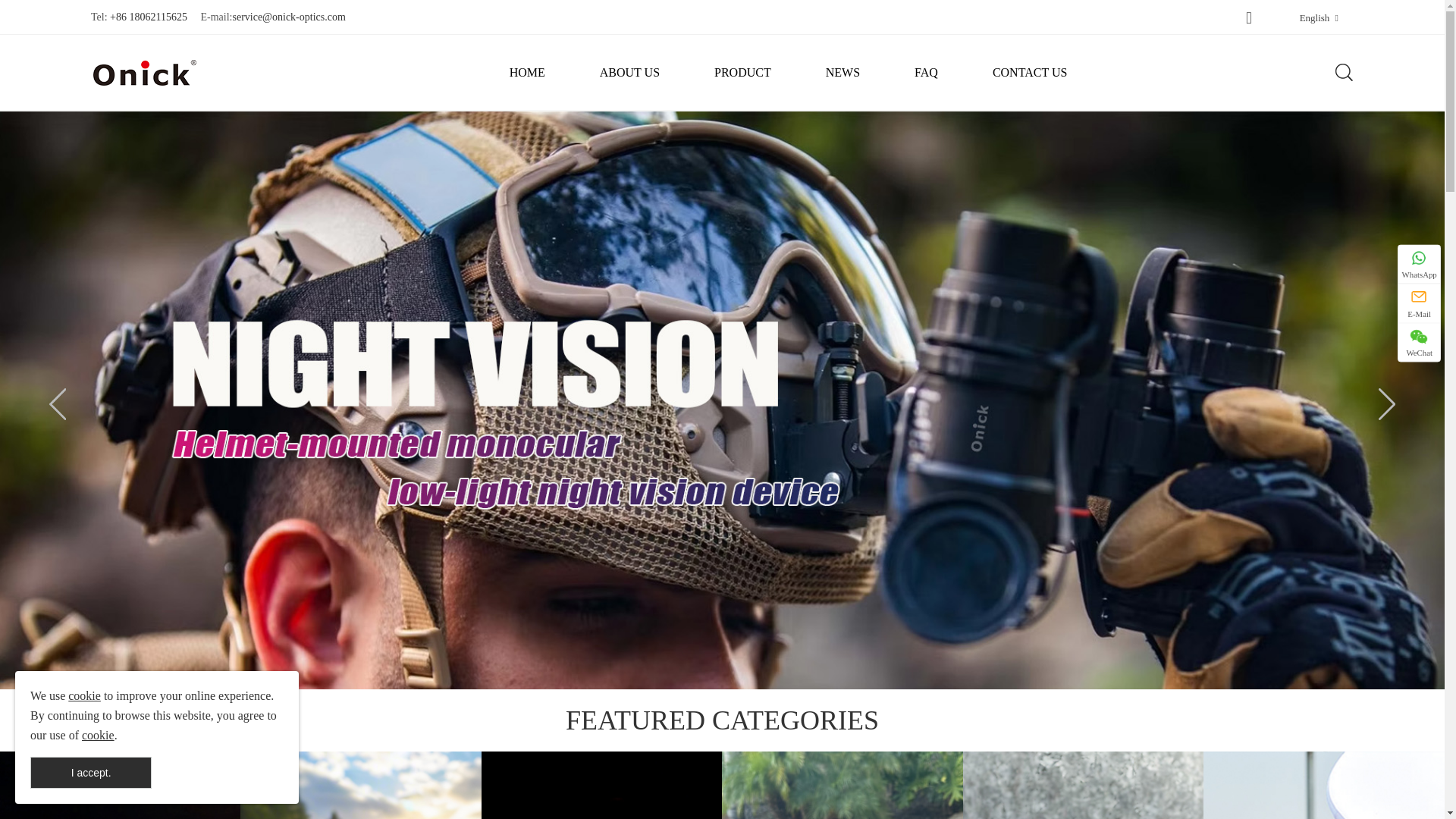 website screenshot of https://onickvision.com/