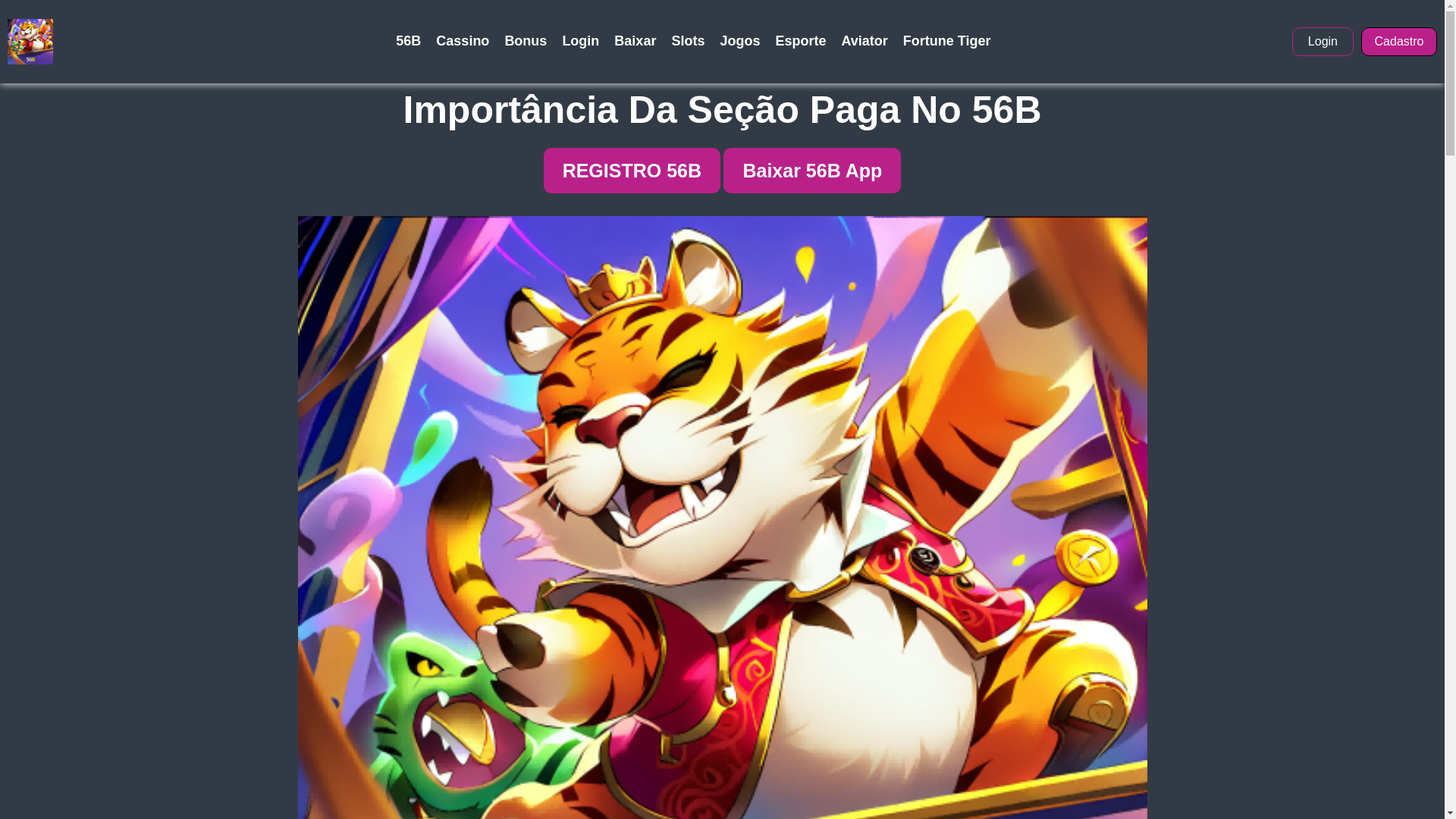 website screenshot of https://56bcasino.com/