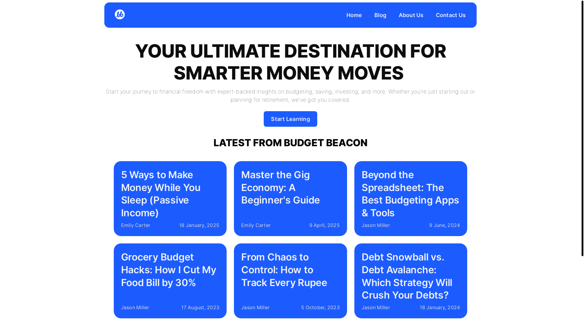 website screenshot of https://something-beacon.pages.dev/