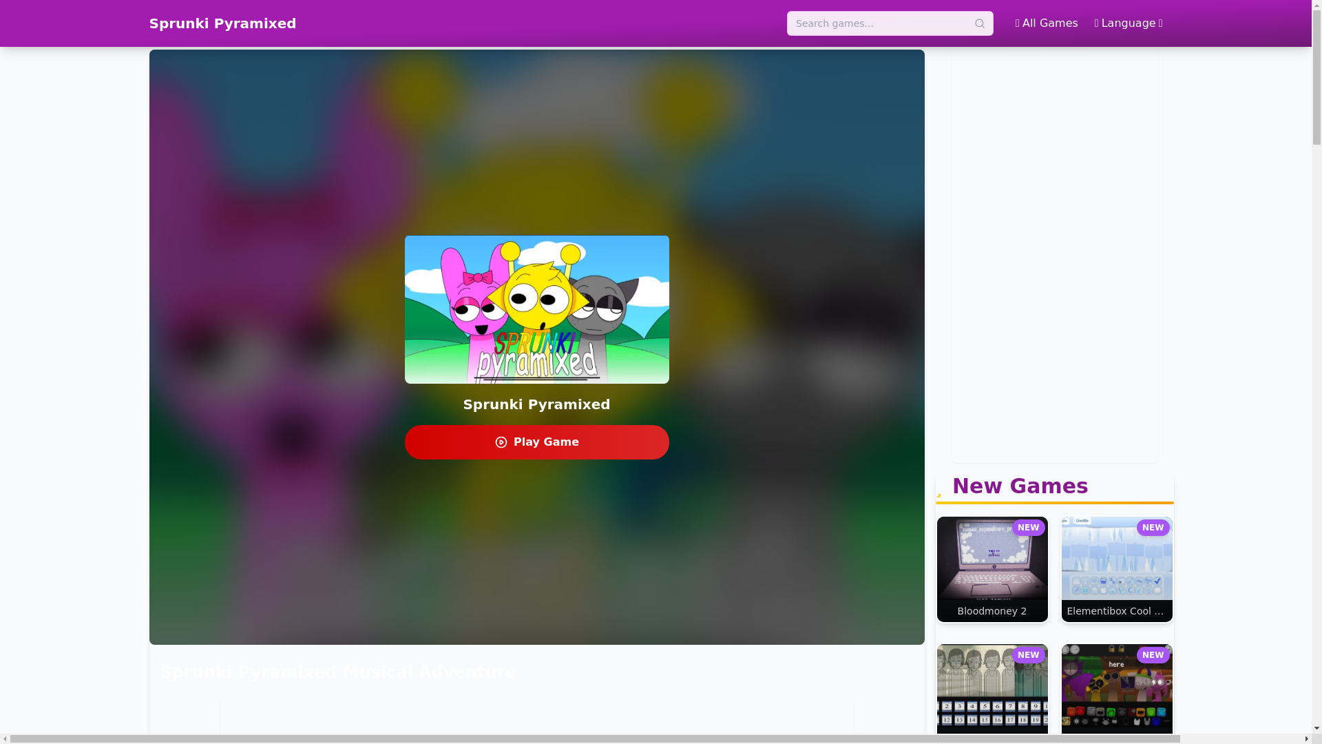 website screenshot of https://sprunkipyramixed.pages.dev/