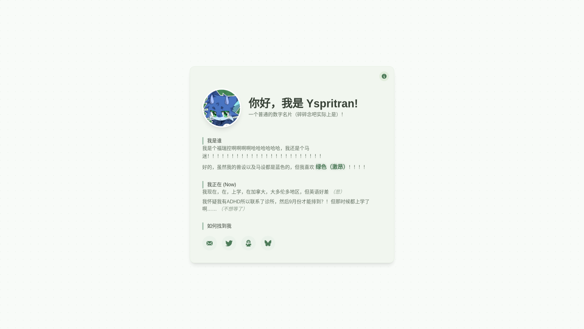website screenshot of https://my-info-site.pages.dev/