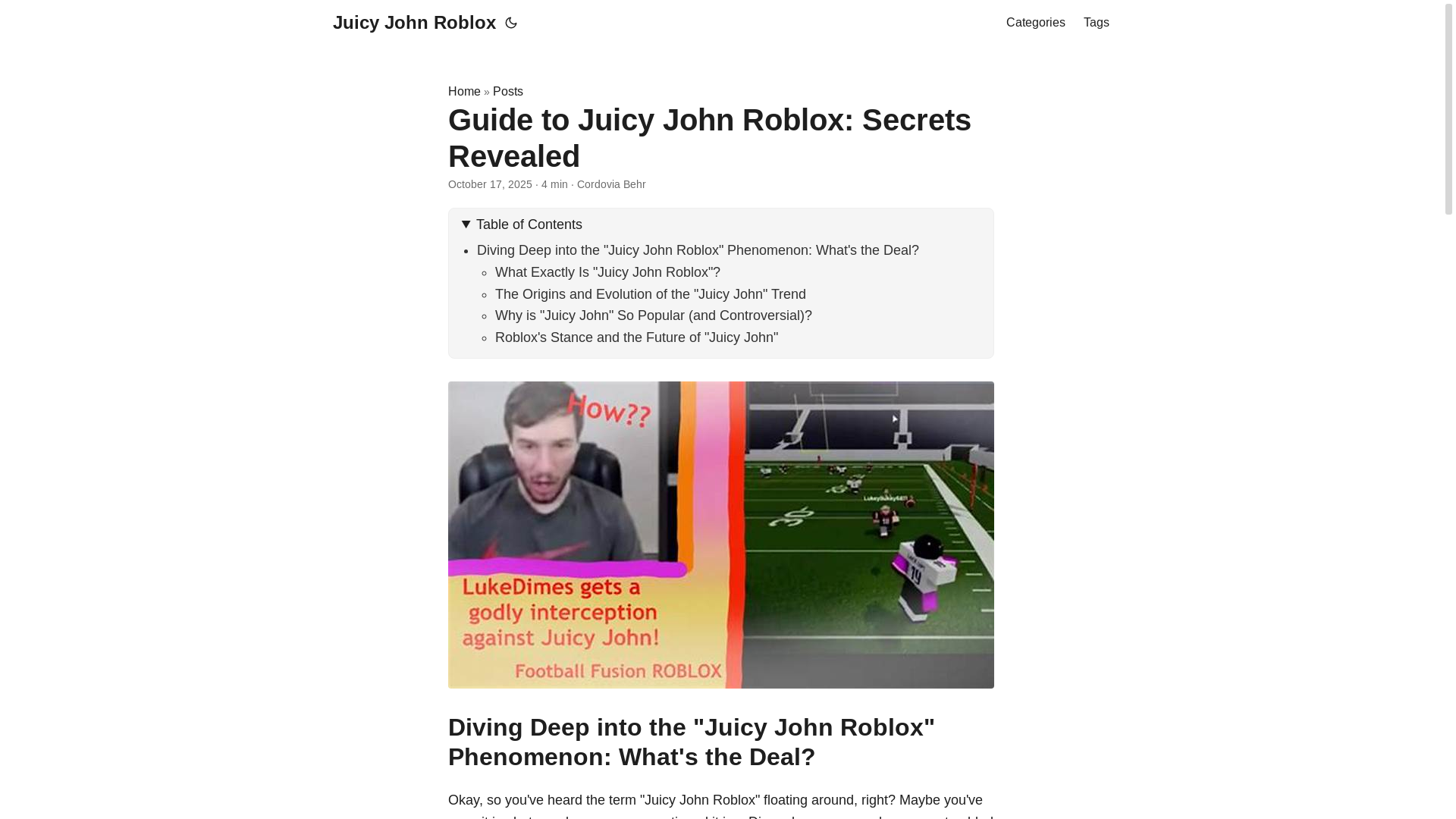 website screenshot of https://juicy-john-roblox.pages.dev/
