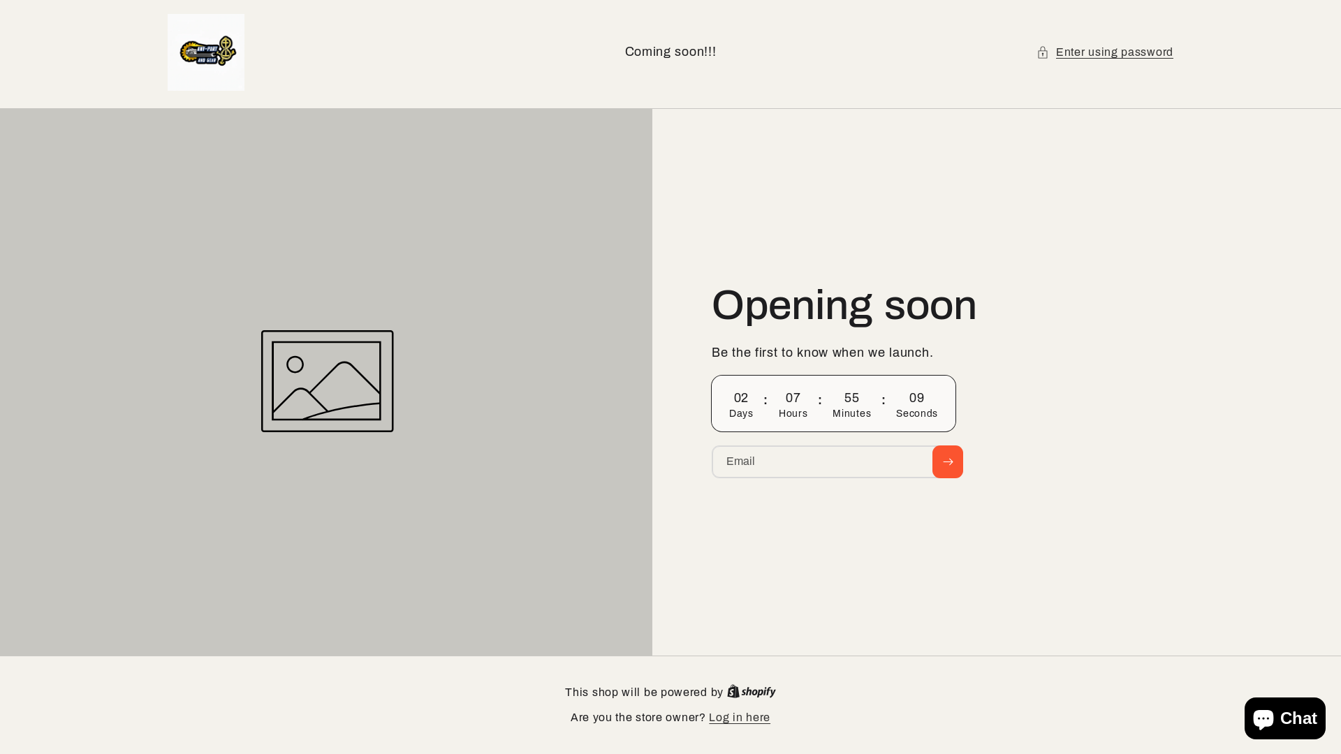 website screenshot of https://anypartandgear.com/