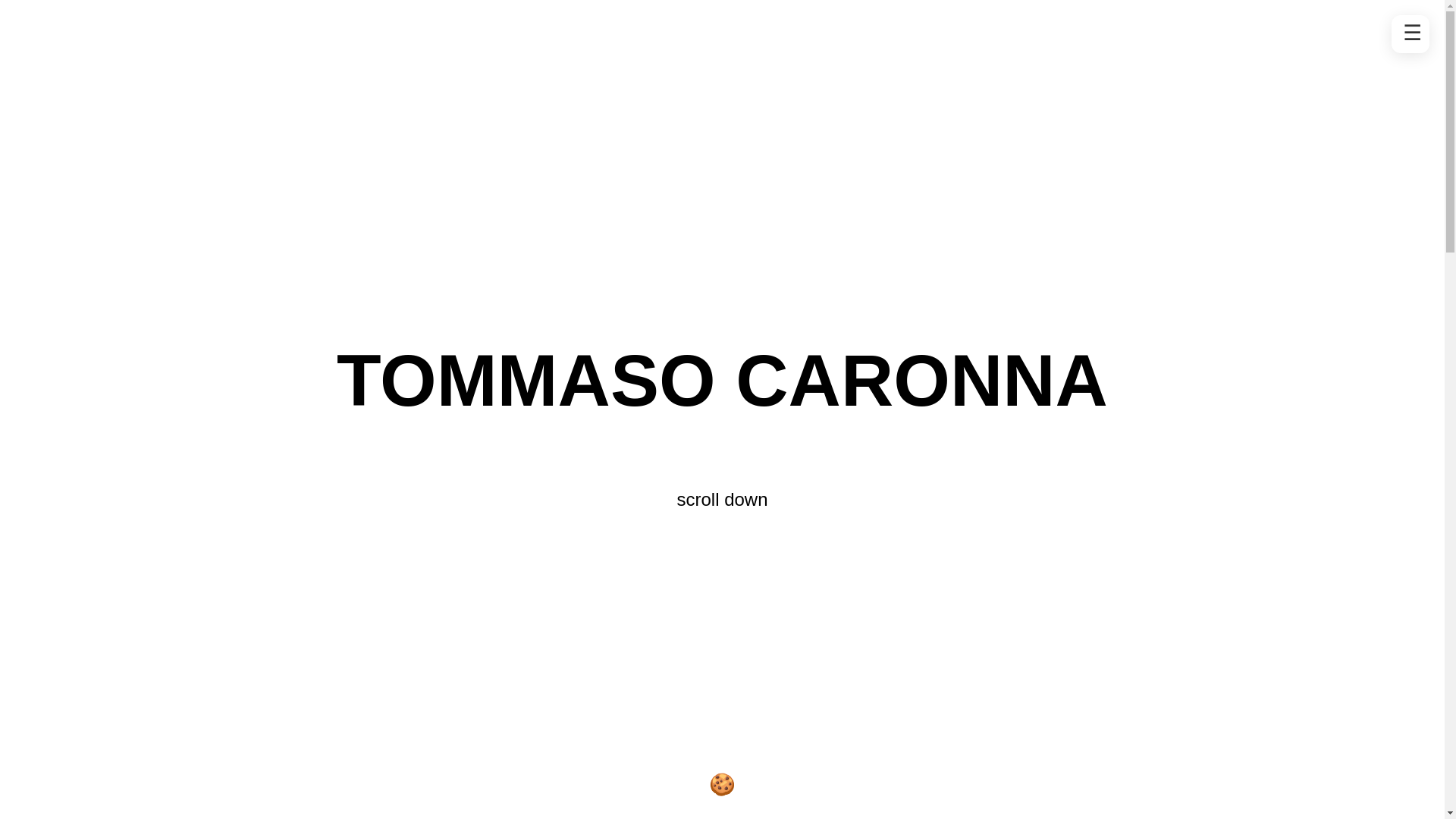 website screenshot of https://tommasocaronna.pages.dev/