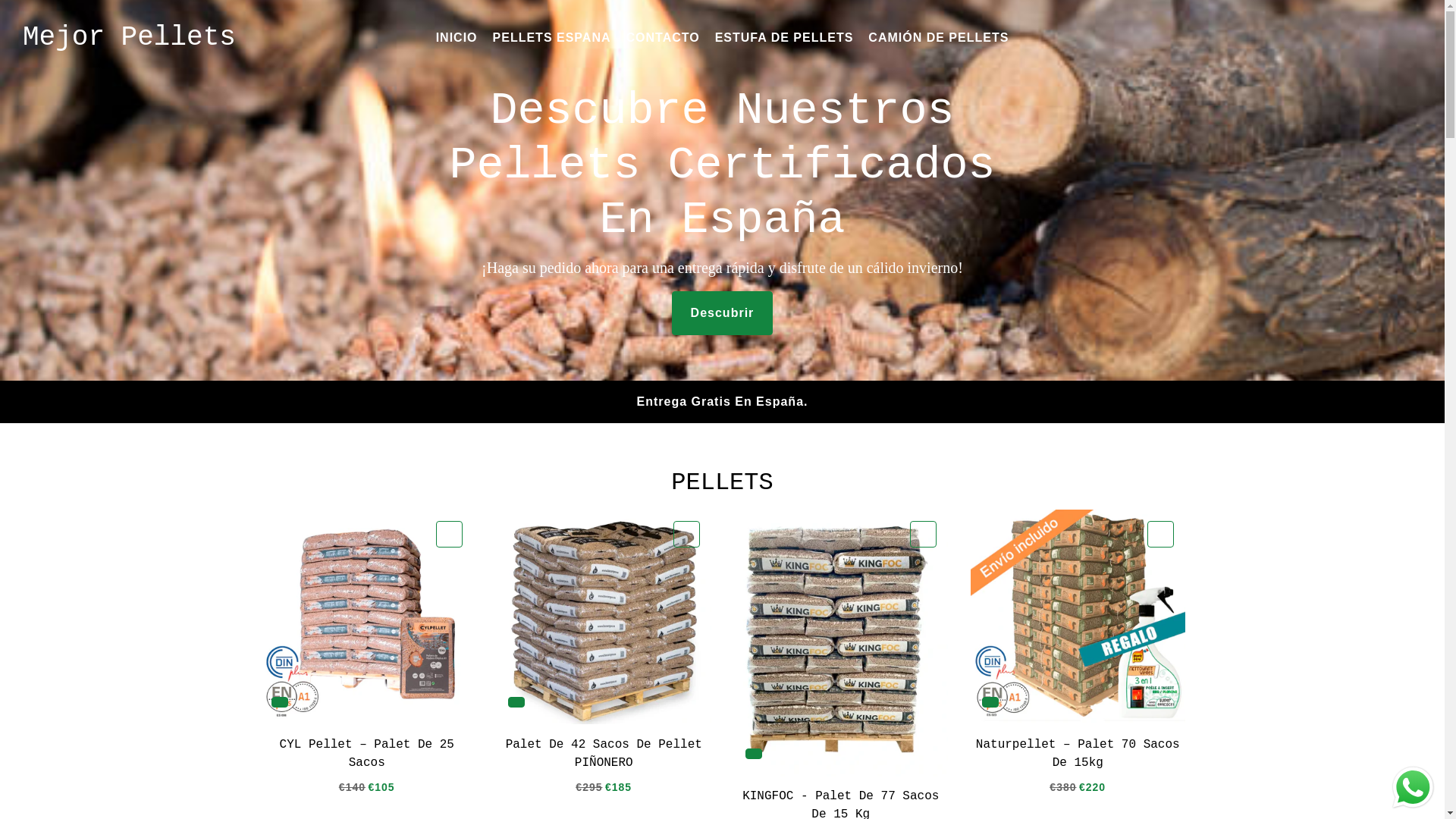 website screenshot of https://mejor-pellet-espana.com/