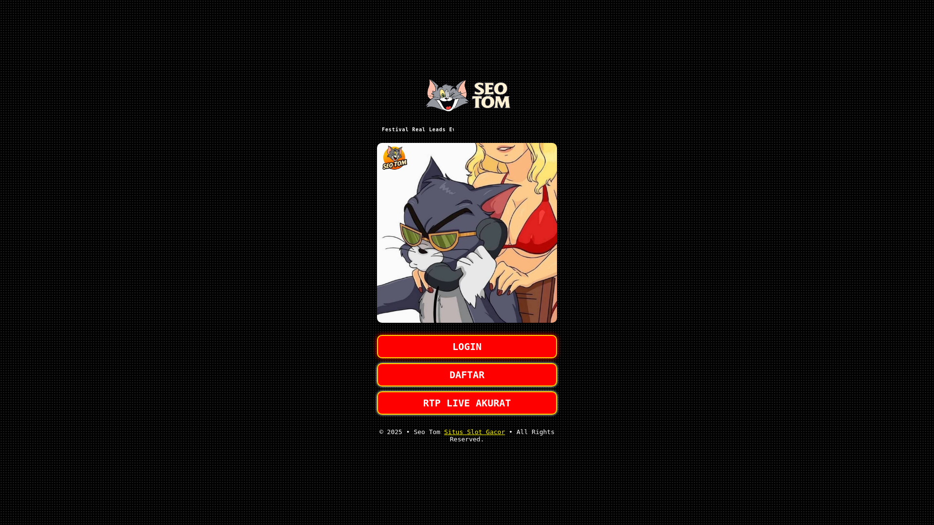 website screenshot of https://festival-realleads.pages.dev/