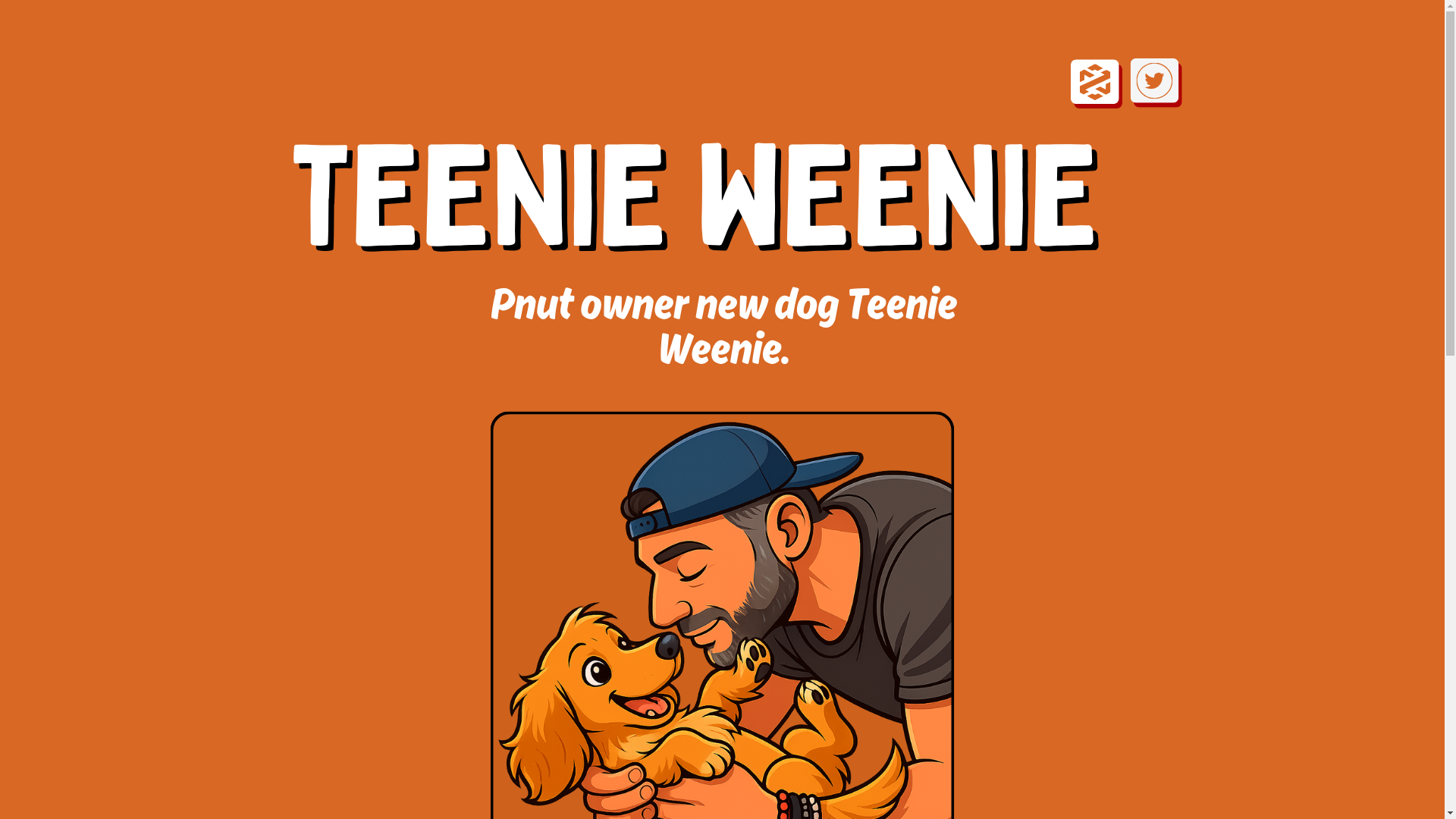 website screenshot of https://teenieweenie.fun/