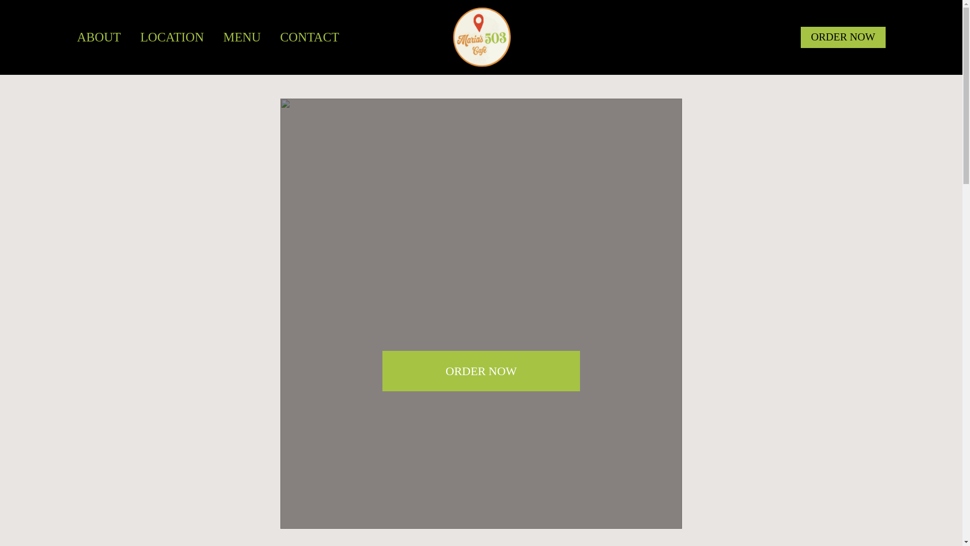 website screenshot of https://marias503cafe.com/