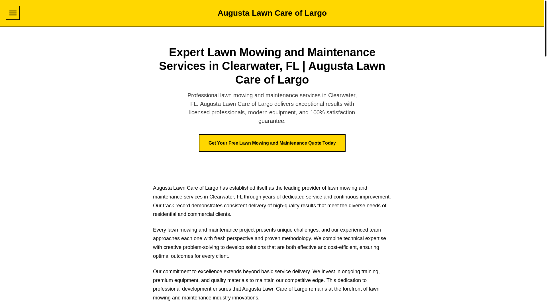 website screenshot of https://augusta-lawn-care-of-cd568.pages.dev/