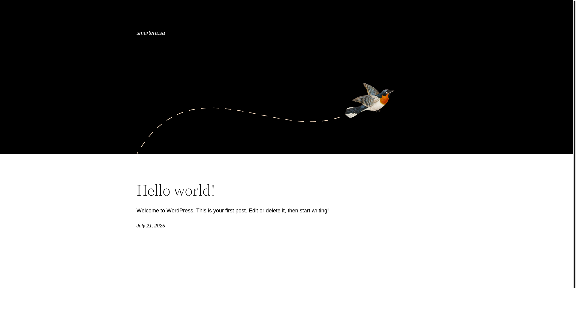 website screenshot of https://smartera.sa/