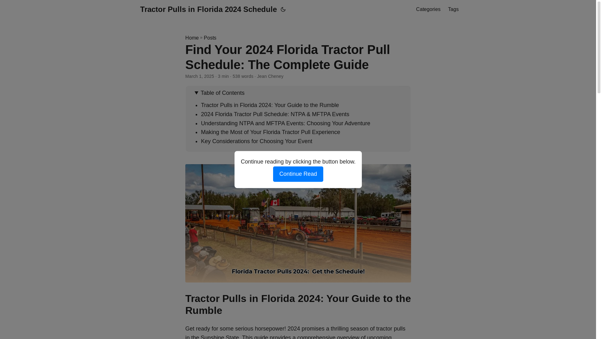 website screenshot of https://tractor-pulls-in-florida-2024-schedule.pages.dev/