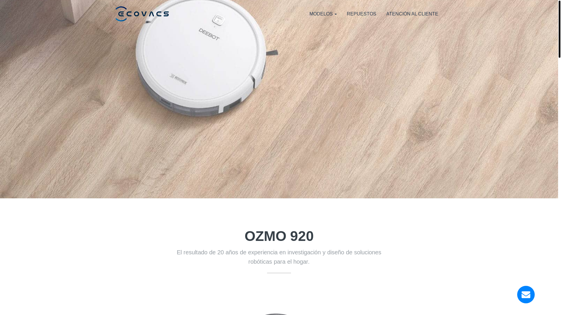website screenshot of https://ecovacs.pages.dev/