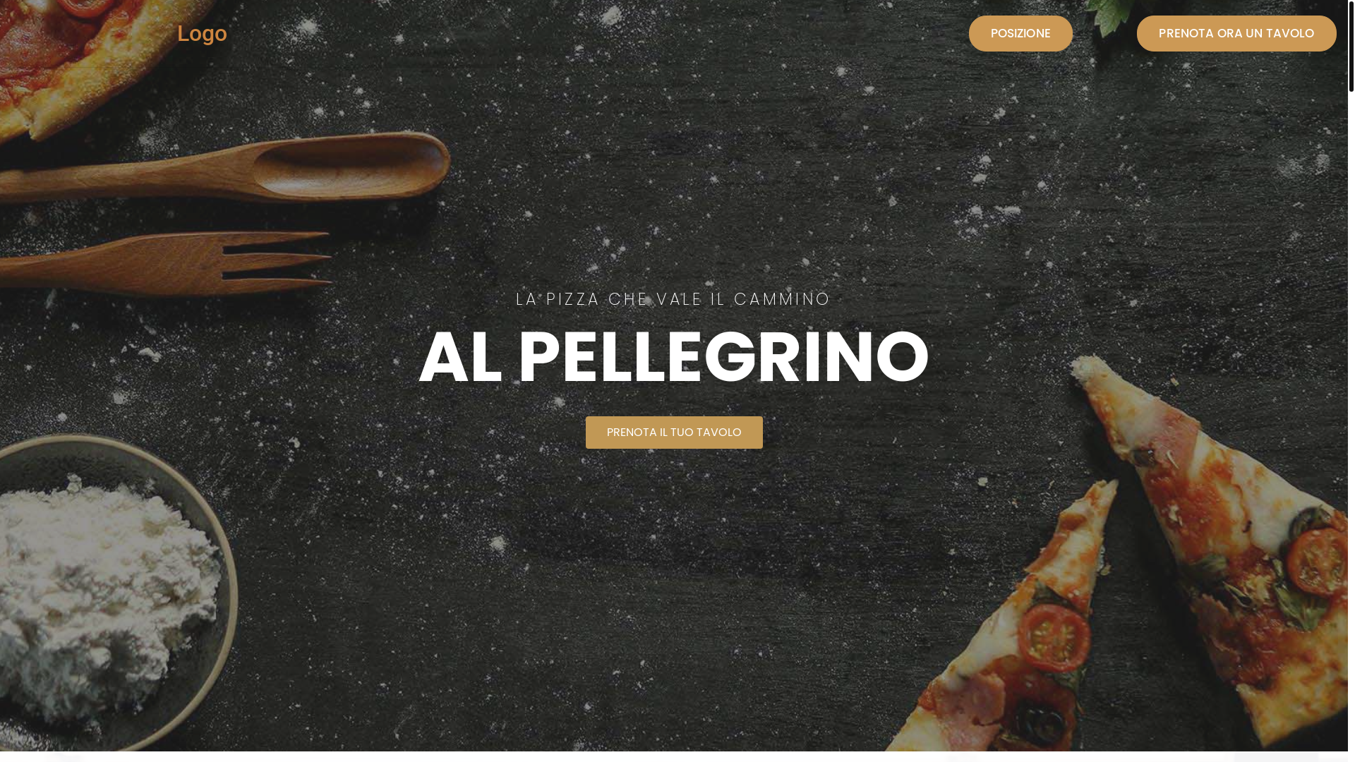 website screenshot of https://alpellegrinopizzeria.com/