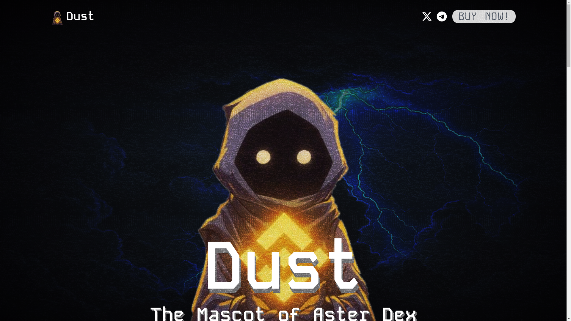 website screenshot of https://dustmascotbsc.xyz/