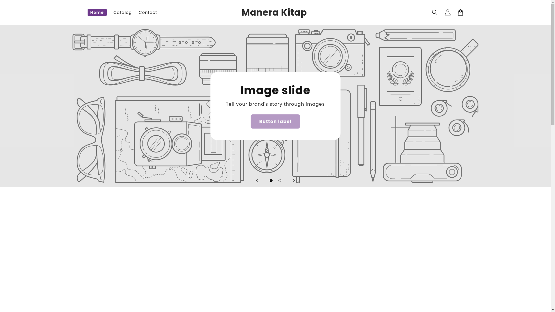 website screenshot of https://manerakitap.com.tr/