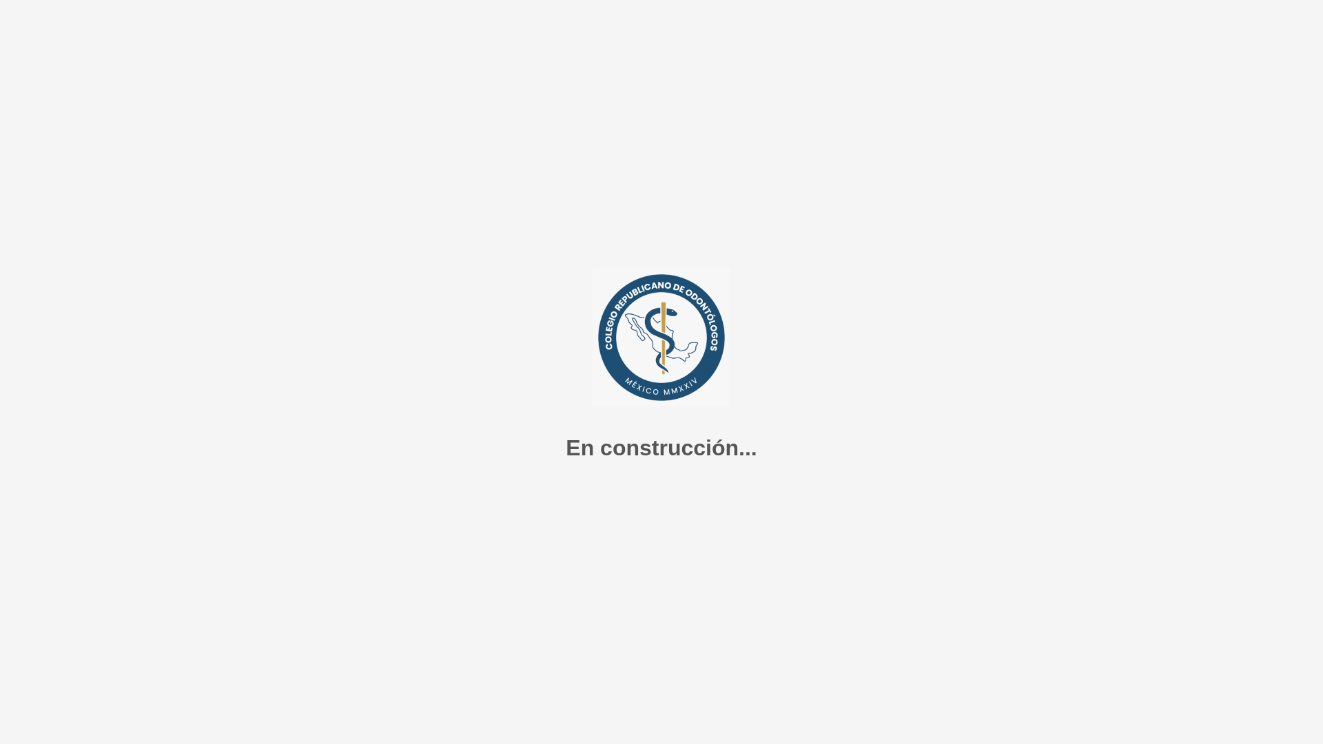 website screenshot of https://colegiorepublicanodeodontologos.com/