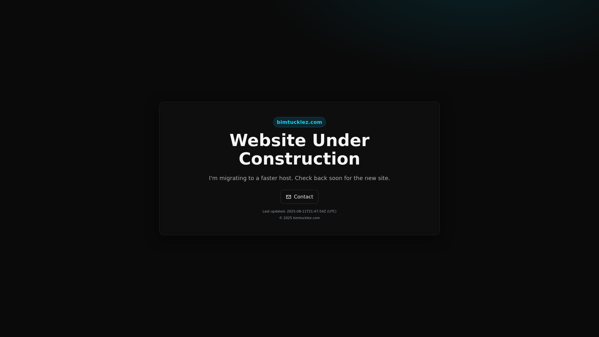 website screenshot of https://bimtucklez-site.pages.dev/