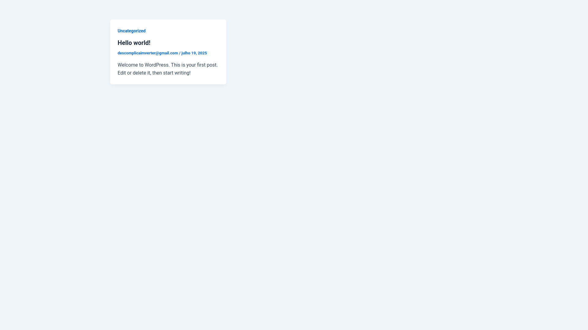 website screenshot of https://descomplicainverter.com.br/