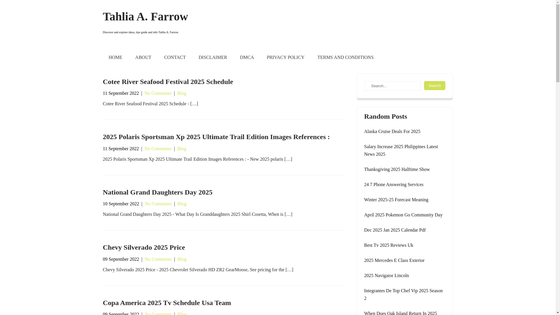 website screenshot of https://tahliaafarrow.pages.dev/