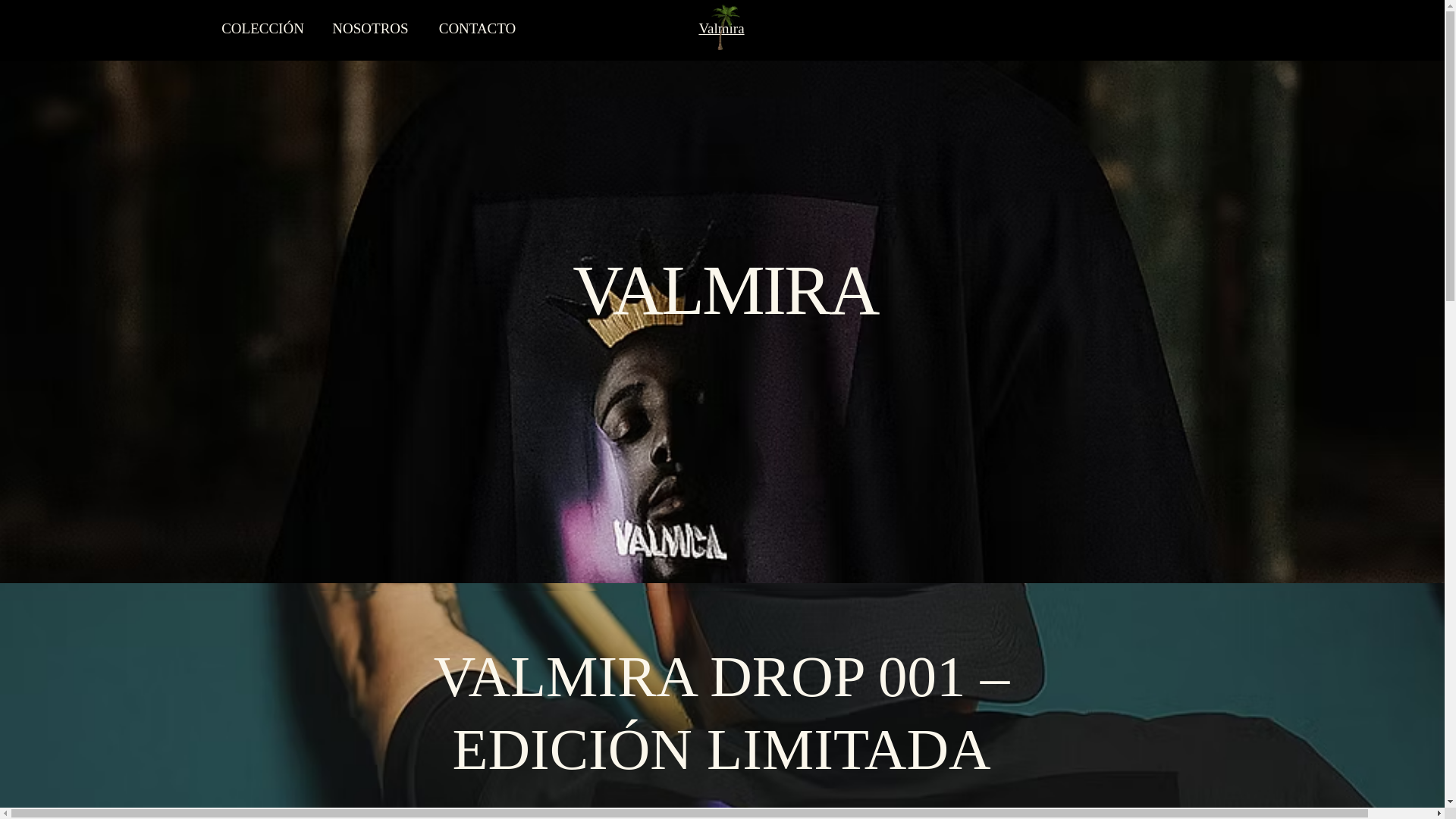 website screenshot of https://valmirastore.com/