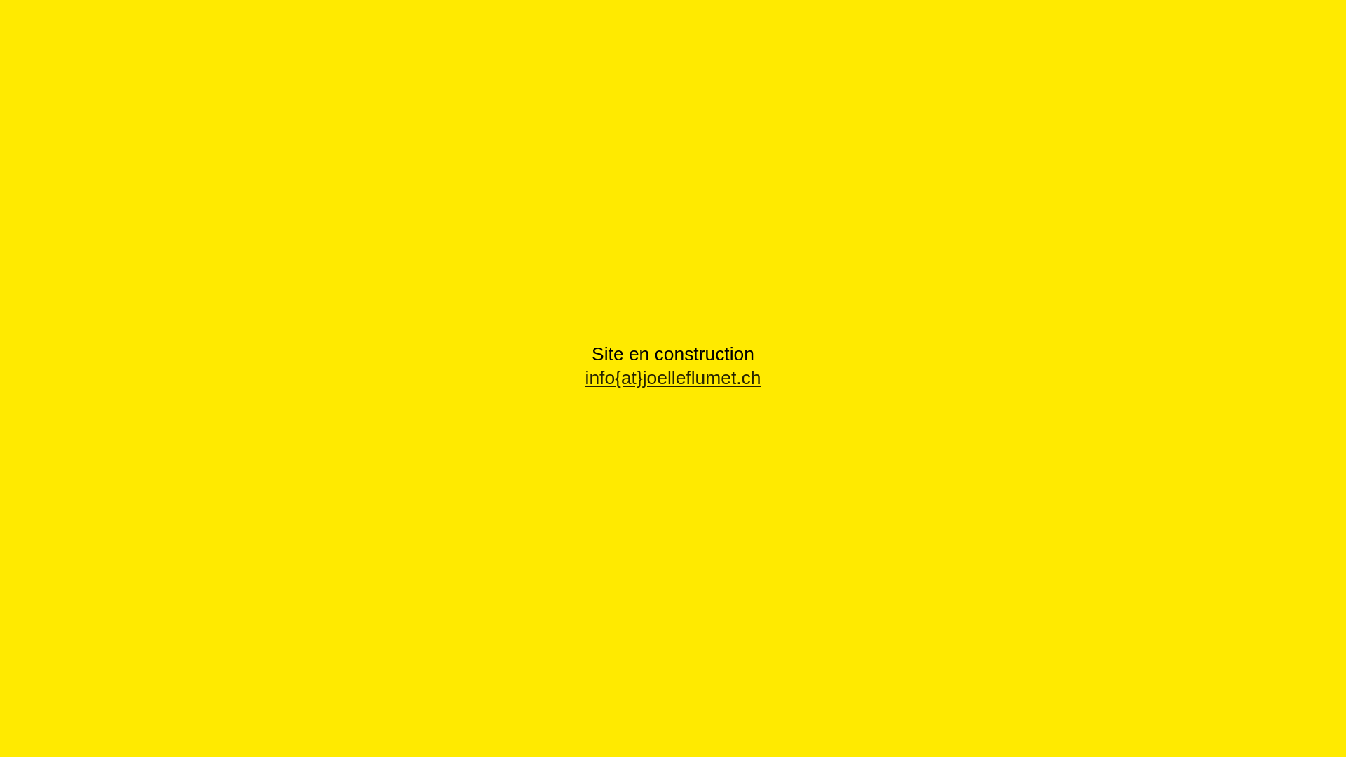 website screenshot of https://joelleflumet.ch/