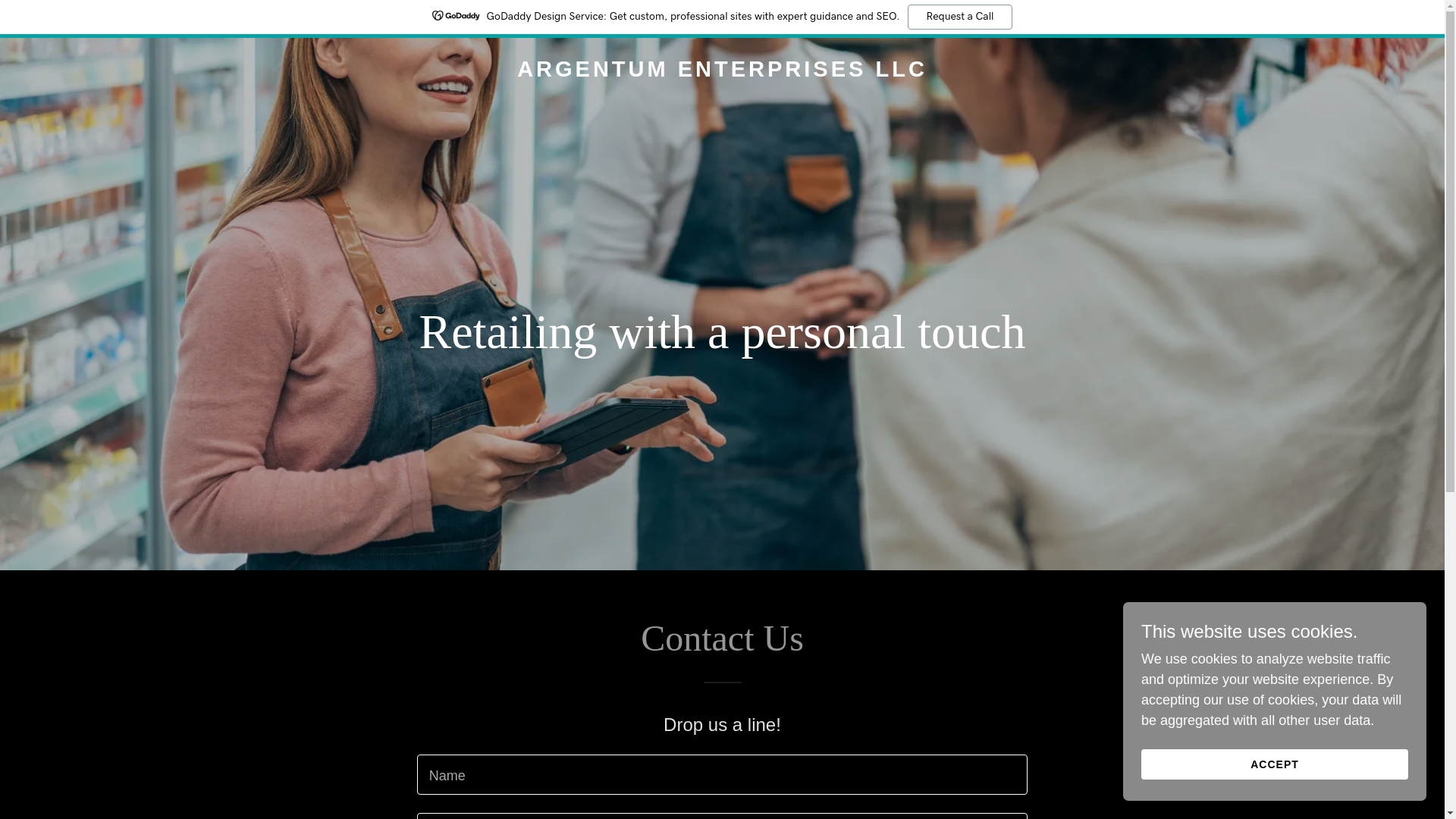 website screenshot of https://argentum1.com/