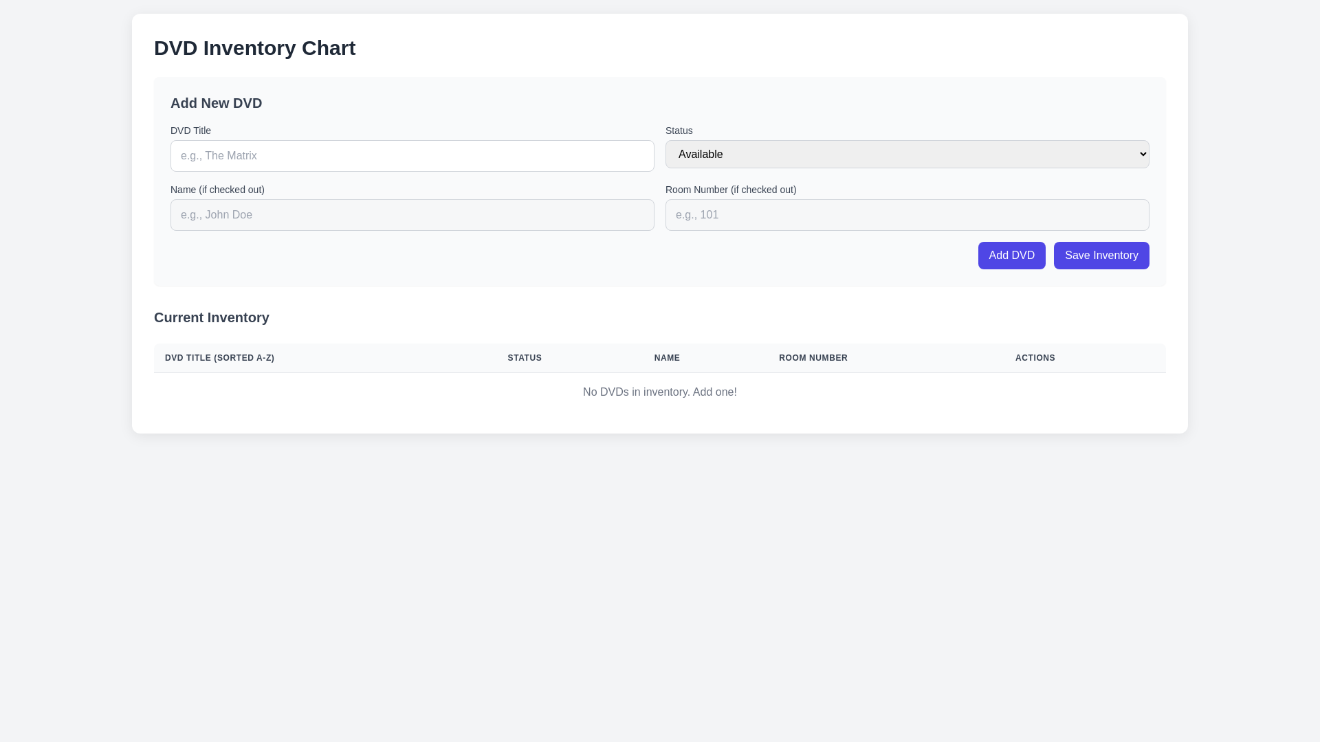 website screenshot of https://inventory-7jm.pages.dev/