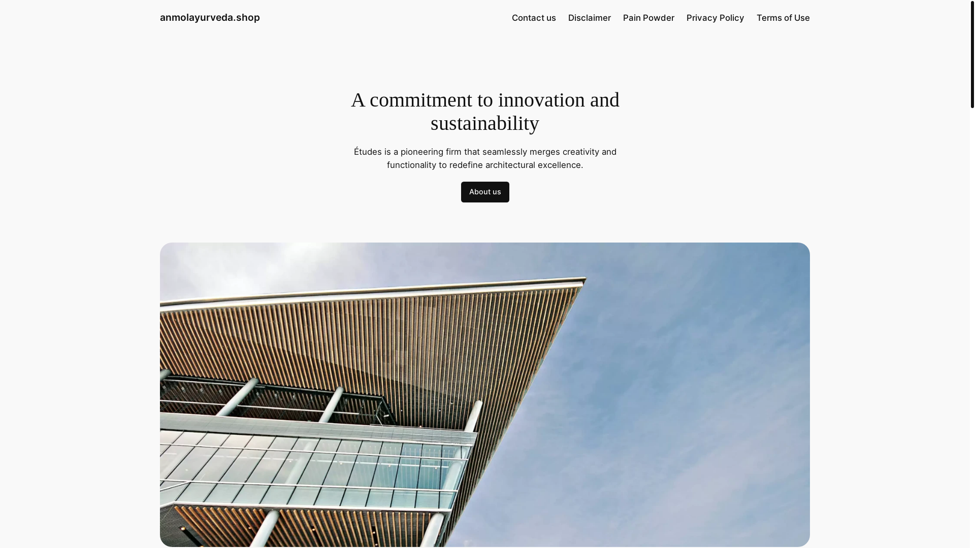 website screenshot of https://anmolayurveda.shop/
