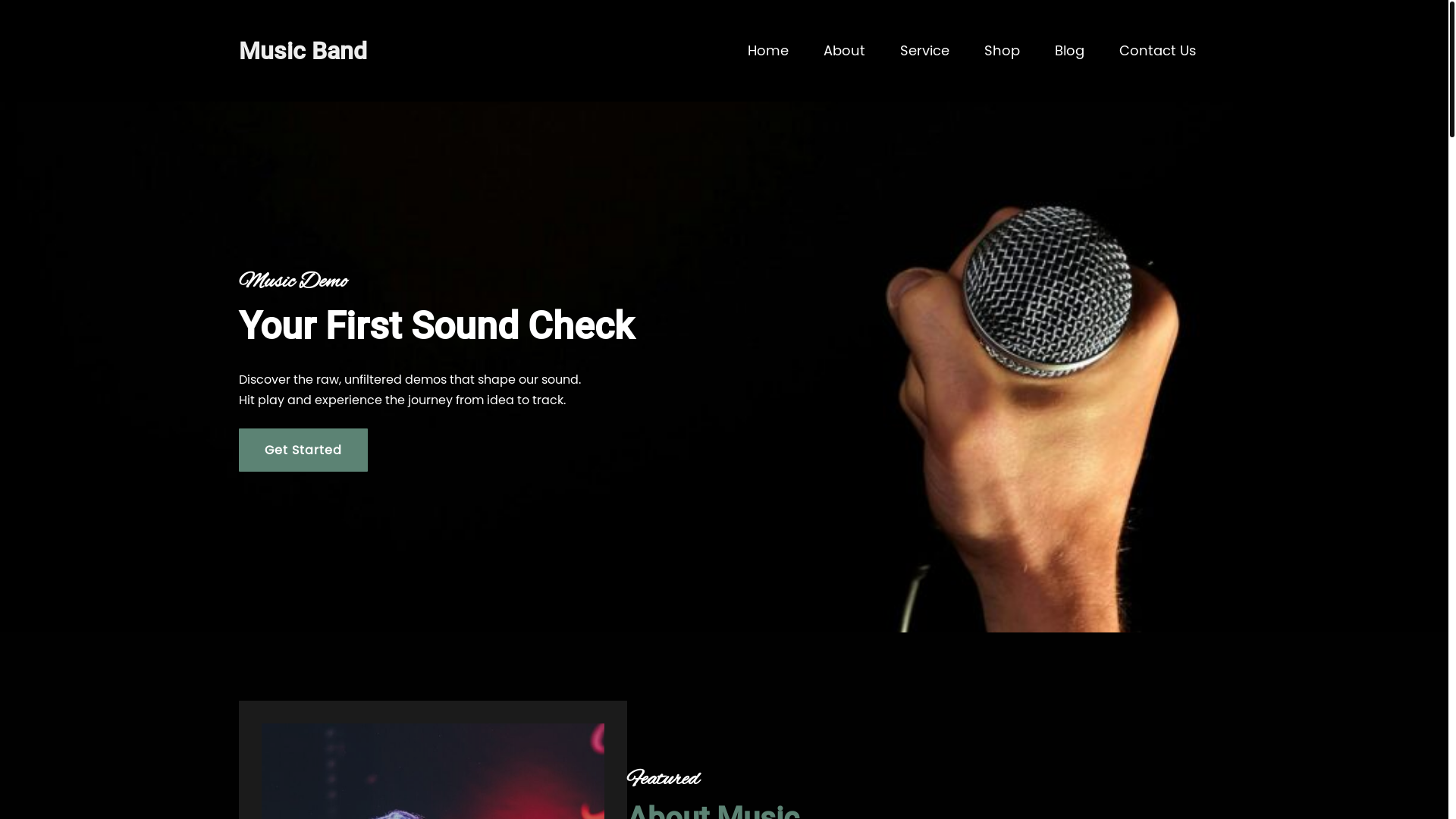 website screenshot of https://maleenafelger.com/